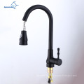 Wholesale price chromed single handle pull down kitchen faucet